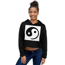 Load image into Gallery viewer, Premium Crop Hoodie - Yin Yang - Ronz-Design-Unique-Apparel
