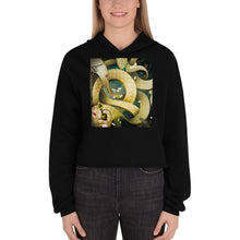 Load image into Gallery viewer, Premium Crop Hoodie - Wonderland Hookah - Ronz-Design-Unique-Apparel
