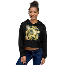 Load image into Gallery viewer, Premium Crop Hoodie - Wonderland Hookah - Ronz-Design-Unique-Apparel
