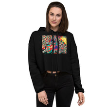 Load image into Gallery viewer, Premium Crop Hoodie - Abstract #1 - Ronz-Design-Unique-Apparel
