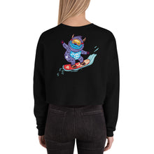 Load image into Gallery viewer, Premium Crop Sweatshirt - Yeti Shredding It! • Print on the BACK!
