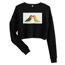 Load image into Gallery viewer, Premium Crop Sweatshirt - Love Birds - Ronz-Design-Unique-Apparel
