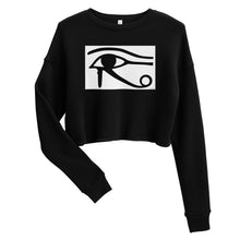 Load image into Gallery viewer, Premium Crop Sweatshirt - Eye of Horus - Ronz-Design-Unique-Apparel
