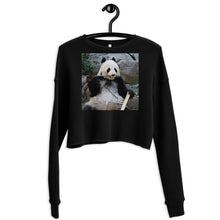 Load image into Gallery viewer, Premium Crop Sweatshirt - Bamboo Panda - Ronz-Design-Unique-Apparel
