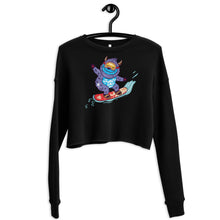 Load image into Gallery viewer, Premium Crop Sweatshirt - Yeti Shredding It!
