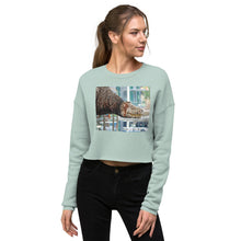 Load image into Gallery viewer, Premium Crop Sweatshirt - Have A Nice Day! - Ronz-Design-Unique-Apparel
