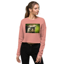 Load image into Gallery viewer, Premium Crop Sweatshirt - Crazy Monkey - Ronz-Design-Unique-Apparel
