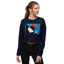 Load image into Gallery viewer, Premium Crop Sweatshirt - Abstract #6 - Ronz-Design-Unique-Apparel
