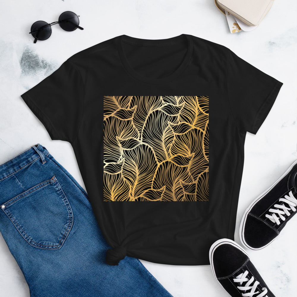 The Fashion Fit Tee - Gold Leaf