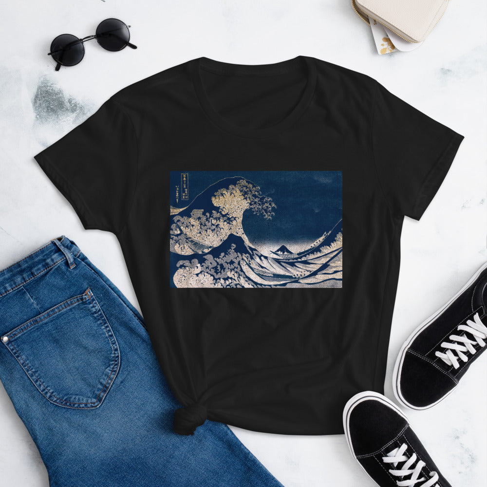 The Fashion Fit Tee - Hokusai: Great Waves of Kanagawa Remix