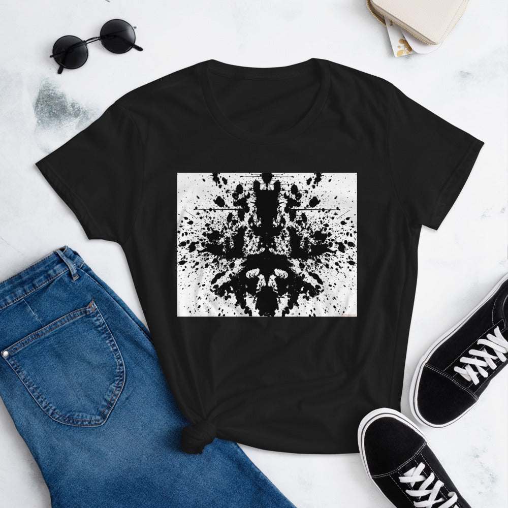 The Fashion Fit Tee - Splat! or My Brain Thinking about Space-Time.