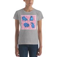 Load image into Gallery viewer, The Fashion Fit Tee - Funny Blue Tapirs
