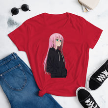 Load image into Gallery viewer, The Fashion Fit Tee - Pink Haired Anime Girl

