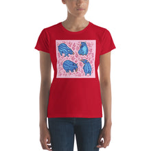 Load image into Gallery viewer, The Fashion Fit Tee - Funny Blue Tapirs
