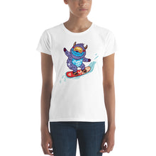 Load image into Gallery viewer, The Fashion Fit Tee - Yeti Shredding It!
