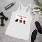 WanderBack Racerback Women's Tank Top - I love you!