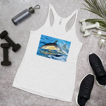 Load image into Gallery viewer, Racerback Tank Top - Dolphin Splash
