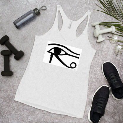 WanderBack Racerback Women's Tank Top - Eye of Horus