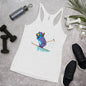 WanderBack Racerback Women's Tank Top - Yeti Lift Off!