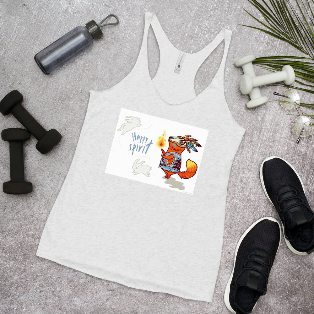WanderBack Racerback Women's Tank Top - Happy Spirit