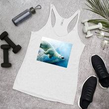 Load image into Gallery viewer, Racerback Tank Top - Polar Dip
