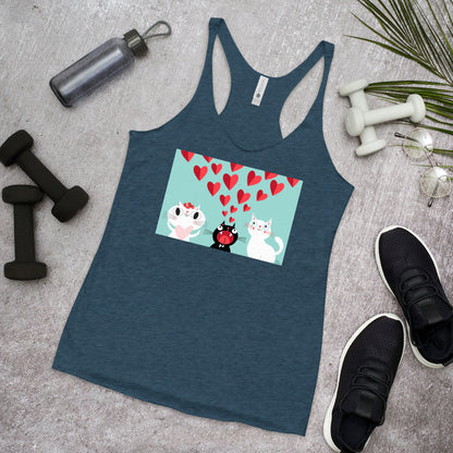 WanderBack Racerback Women's Tank Top - I Love You. I Love You. I Love You.