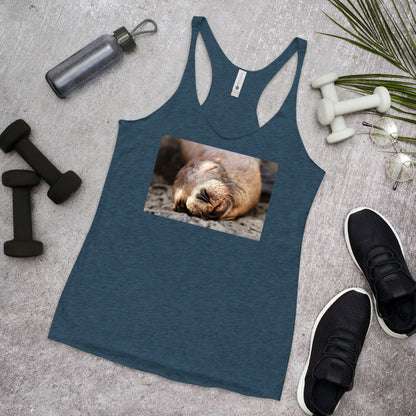 WanderBack Racerback Women's Tank Top - Snoring Sound