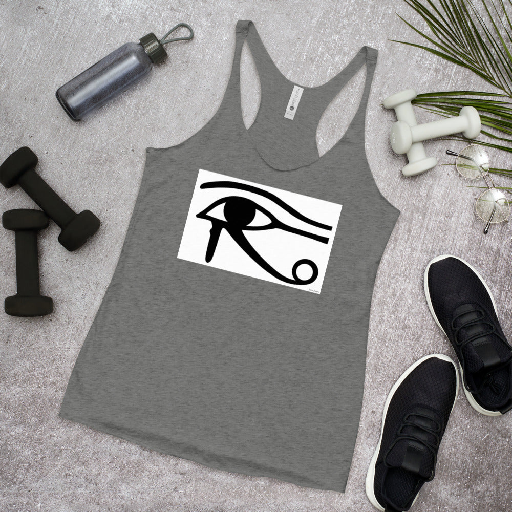 WanderBack Racerback Women's Tank Top - Eye of Horus