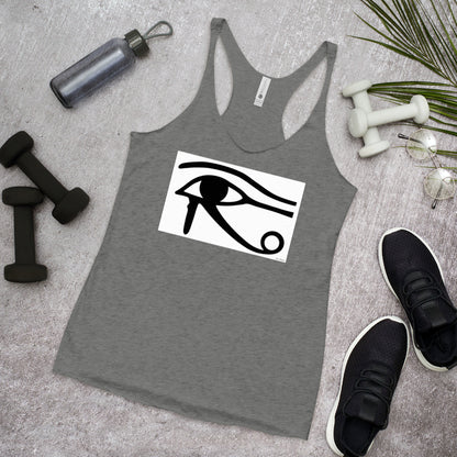 WanderBack Racerback Women's Tank Top - Eye of Horus
