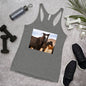 WanderBack Racerback Women's Tank Top - Wild Mustangs