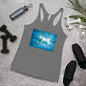 WanderBack Racerback Women's Tank Top - Polar Paddle