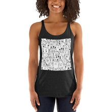 Load image into Gallery viewer, Racerback Tank Top - Funny Monsters
