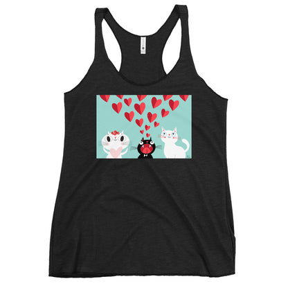 WanderBack Racerback Women's Tank Top - I Love You. I Love You. I Love You.