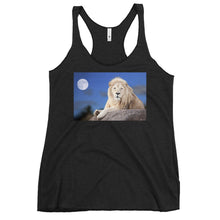 Load image into Gallery viewer, Racerback Tank Top - Lion in Moonlight
