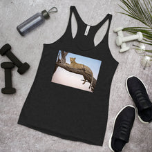 Load image into Gallery viewer, Racerback Tank Top - Leopard Sunset
