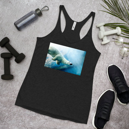 WanderBack Racerback Women's Tank Top - Polar Dip