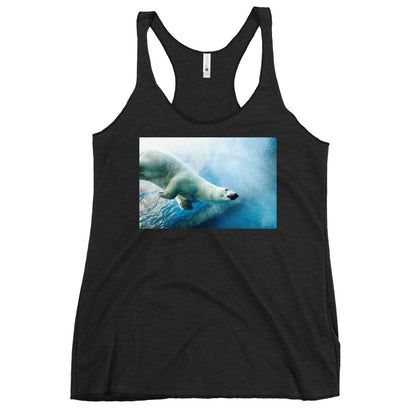 WanderBack Racerback Women's Tank Top - Polar Dip