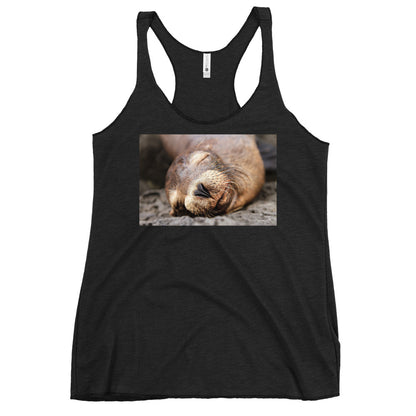 WanderBack Racerback Women's Tank Top - Snoring Sound