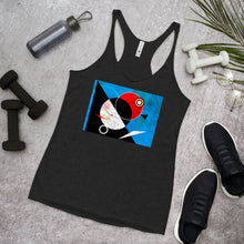 Load image into Gallery viewer, Racerback Tank Top - Abstract Orbits
