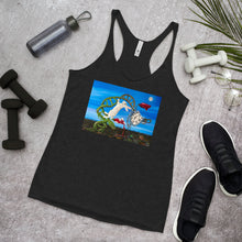 Load image into Gallery viewer, Racerback Tank Top - Dali Rabbit
