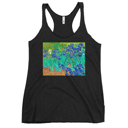 WanderBack Racerback Women's Tank Top - van Gogh: Irises
