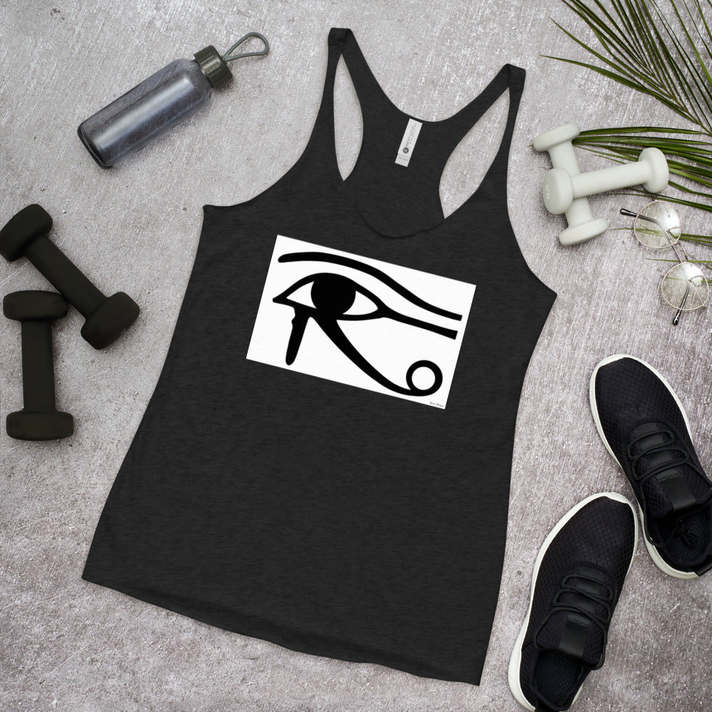 WanderBack Racerback Women's Tank Top - Eye of Horus