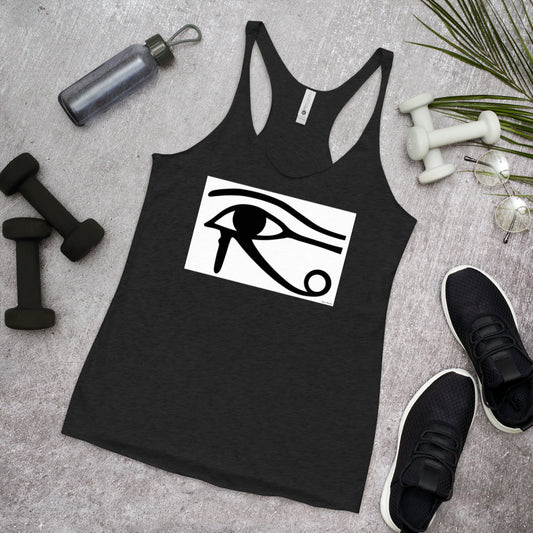 WanderBack Racerback Women's Tank Top - Eye of Horus