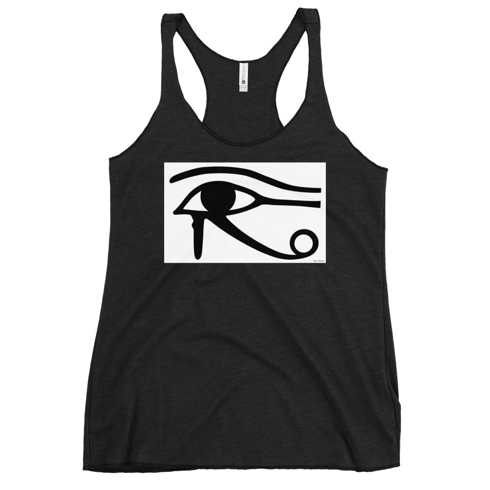 WanderBack Racerback Women's Tank Top - Eye of Horus