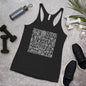 WanderBack Racerback Women's Tank Top - Runic Magic Hand Symbols