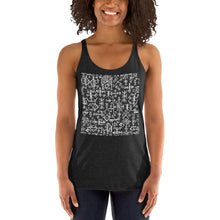 Load image into Gallery viewer, Racerback Tank Top - Runic Magic Hand Symbols
