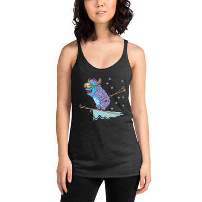 WanderBack Racerback Women's Tank Top - Yeti Lift Off!