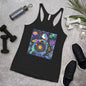 WanderBack Racerback Women's Tank Top - The Solar System