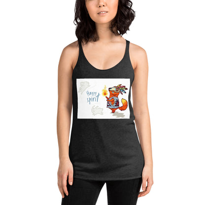 WanderBack Racerback Women's Tank Top - Happy Spirit