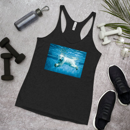 WanderBack Racerback Women's Tank Top - Polar Paddle